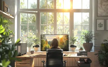 Distance idéale écran-yeux : conseils ergonomiques pour votre moniteur