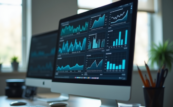 La place du 1080p dans l’évolution de l’informatique Moniteur moderne affichant des graphiques détaillés pour l'article