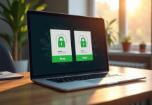 Ordinateur portable avec certificats SSL gratuits et payants