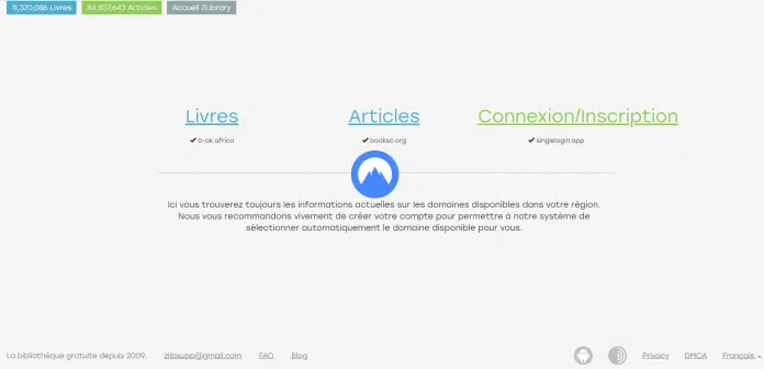 nouvelle adresse de 1Lib.fr et ses alternatives